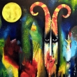 FAUN, olej na pl�tn�, 80x80, 2021