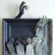 EBEN ZICHRON, kombinovan� materi�l - akryl, cca 70x70, 1988