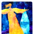 �LUT� AND�L, akvarel, 28 x 19, 2021