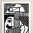 The Brothers Karamazov, linocut, 12x17, 2022