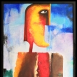 ACHILLES, olej na pltn, 80x60, 2021