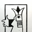 linoryt, 9 x 14 cm
