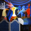 V divadle, 75 x 75, olej na pl�tn�, 2024