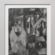 B�l� nemoc, mezzotinta - drobn� grafika, 11 x 14,5, 2021