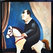 NA KON�KOVI, 55x75, akryl na pl�tn�. 2025